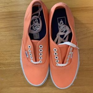 Neon Coral Vans